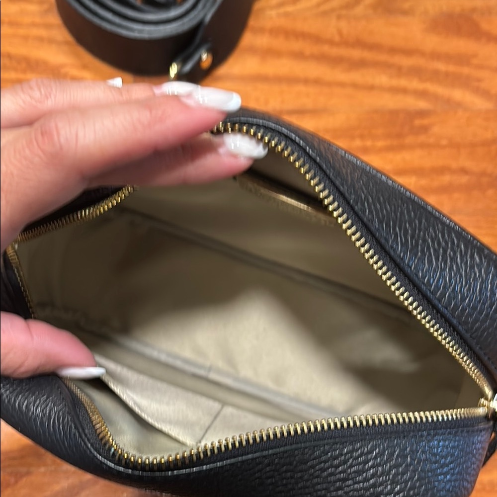 Valentino Black Crossbody Bag with Studded V Design - Picture 3 of 12